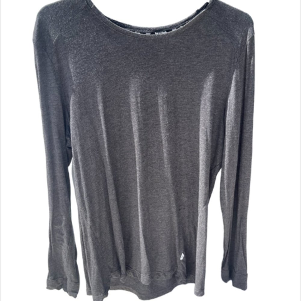 ON Comfort Long Sleeve Men's Dark Charcoal Gray T-Shirt, Large